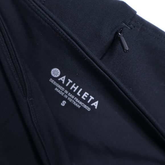 ATHLETA Track Tux Tight Legging Black Pull On Lightweight Active Women's S - Picture 9 of 11